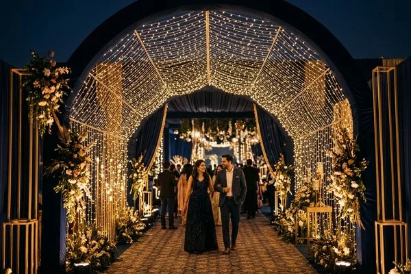 Light tunnel entrance