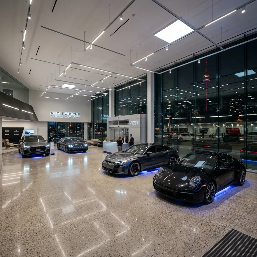Automotive Dealership Lighting in Toronto, ON