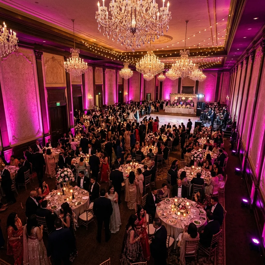 Uplighting Rental Toronto, ON - process detail