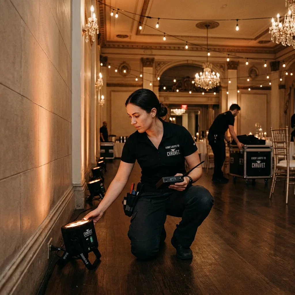Event Lighting Rental in Toronto, ON - process detail