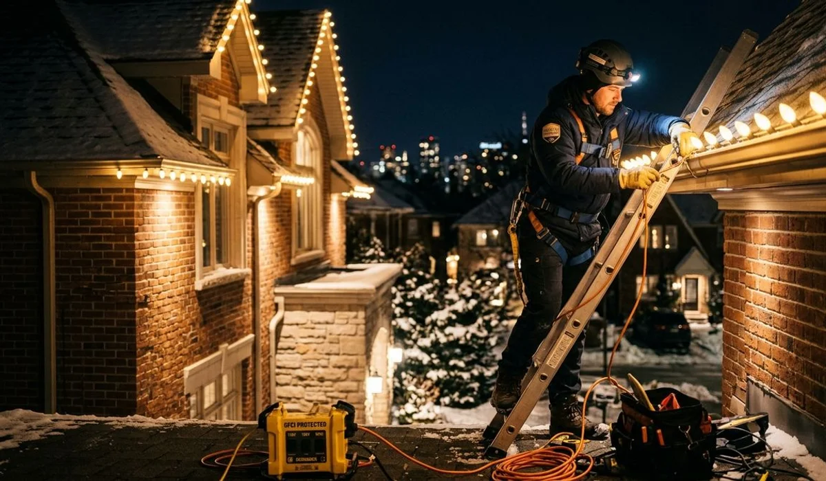 Christmas & Holiday Lighting — process detail